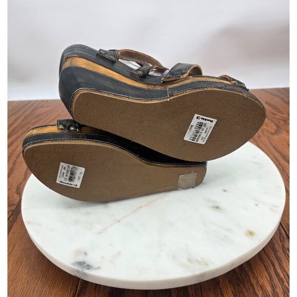 Bed Stu Juliana Wooden Wedge Sandals - Picture 5 of 8